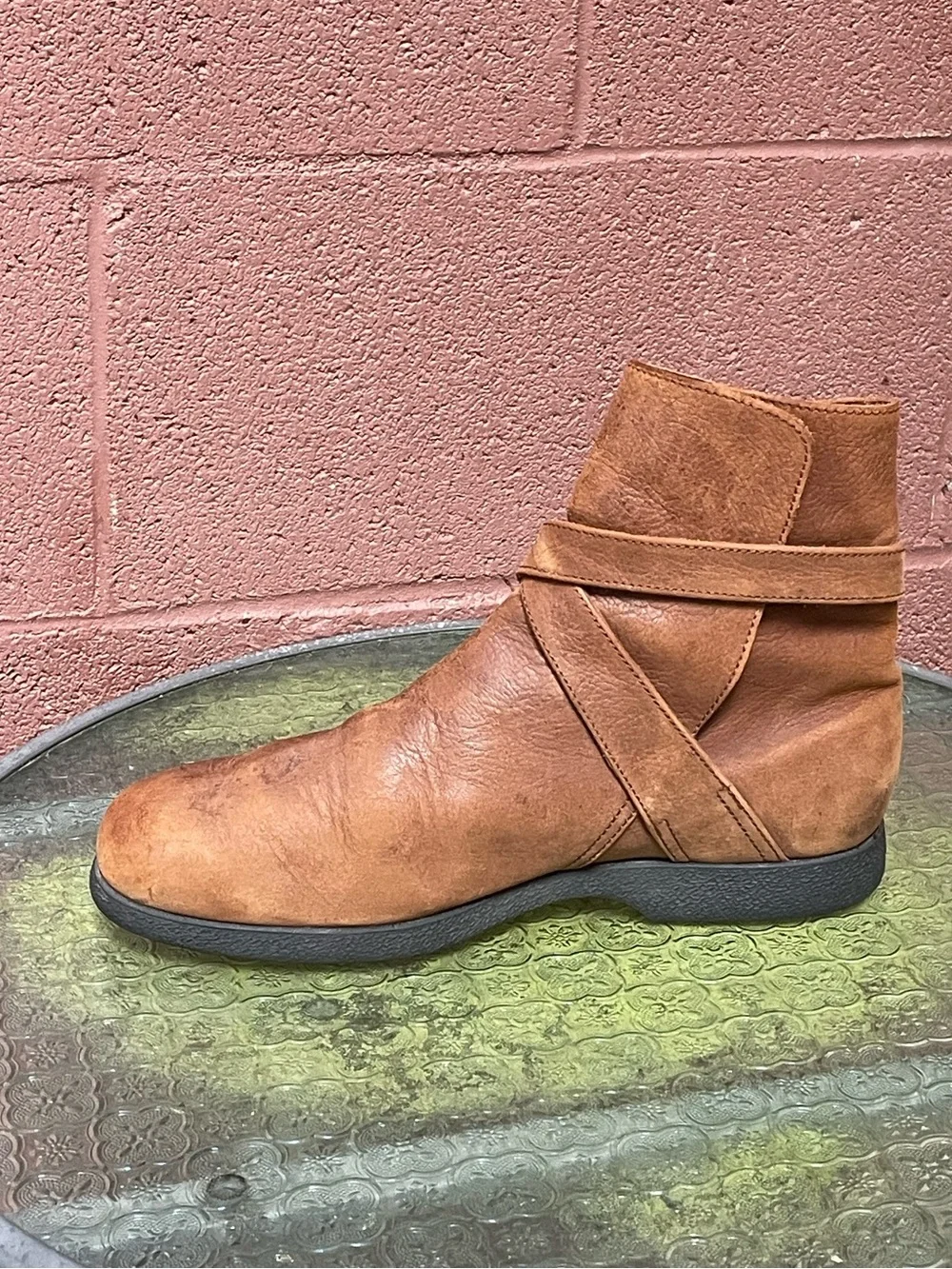 Tod’s Brown Leather Men’s Casual Boots Size 9.5